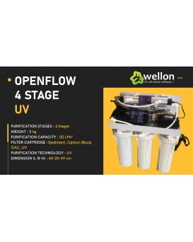 Wellon Openflow 4 Stage UV Water Purifier